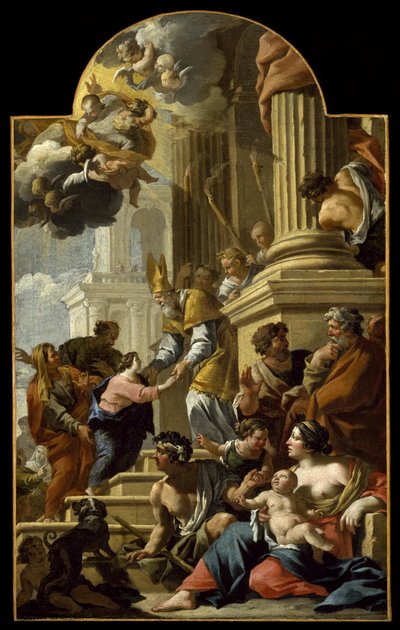 La presentazione della Vergine al Tempio da Nicolas Chapron